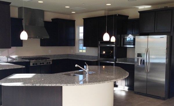 cabinet colors for grey granite countertop black kitchen cabinets