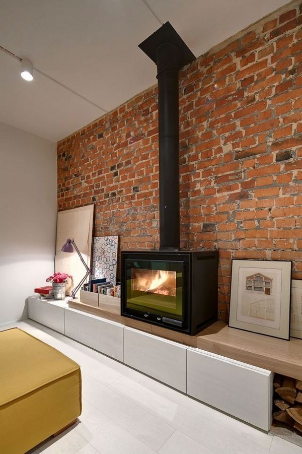 living-room-design-ideas-exposed -brick-wall-fireplace 