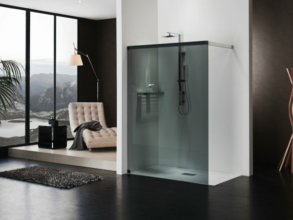 minimalist bathroom design ideas glass walk in shower