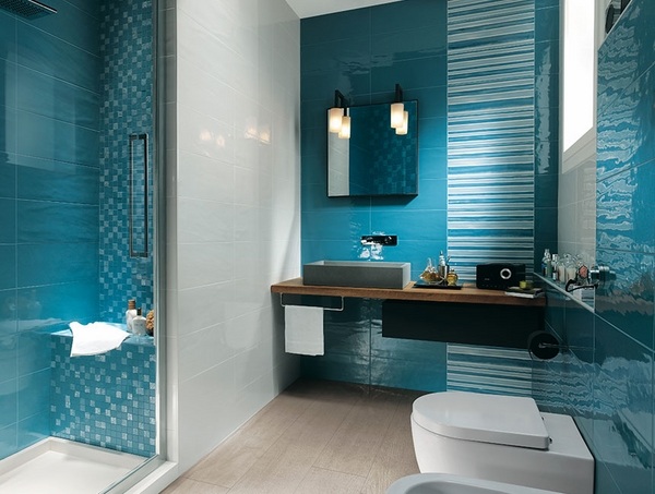 modern bathroom colors aqua blue bathroom wall tiles