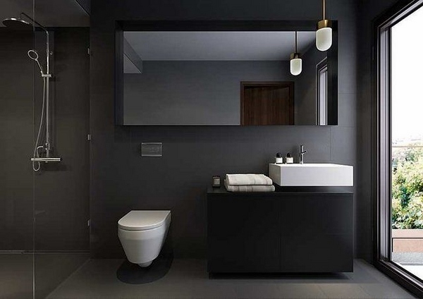 Modern bathroom colors - 50 Ideas how to decorate your ...