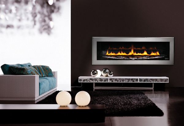 modern indoor fireplaces ventless fireplace design living room decor