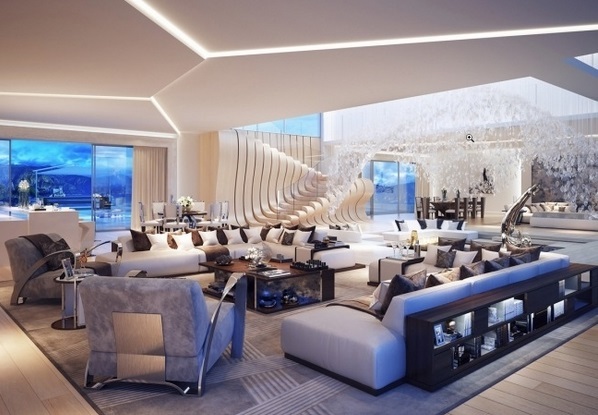 modern living room design ideas sofa set spectacular lighting 