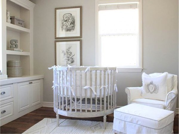 nursery room ideas white furniture armchair