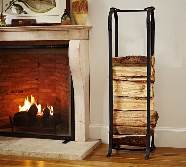  firewood holder design wrough iron fireplace accessories