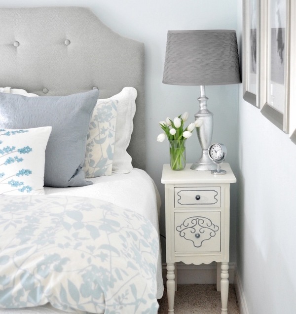 small-bedoom-furniture-ideas-white tall thin nightstand