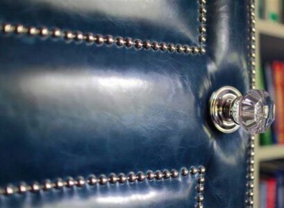 soundproof-door-ideas-blue-leather-upholstery-interior-door-ideas