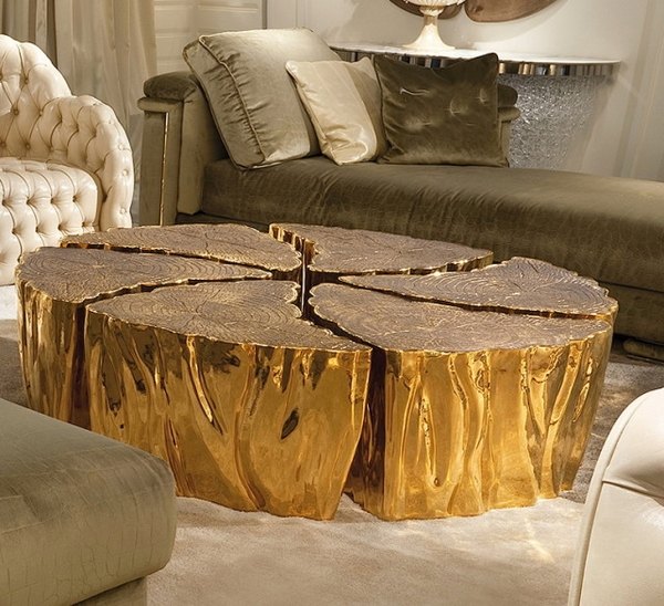 unique furniture gold