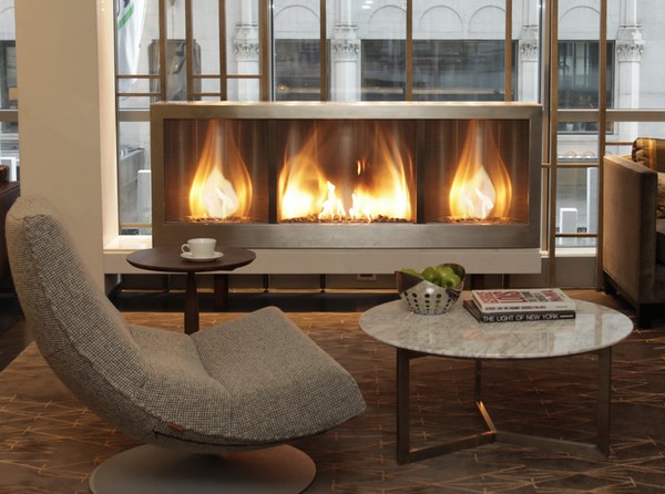 unique fireplace modern design armchair