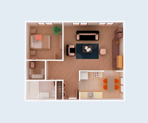 3d small house floor plans interior design ideas