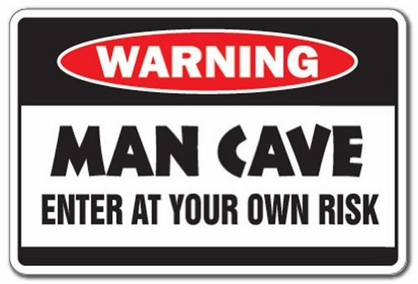 Christmas gift ideas for men man cave sign