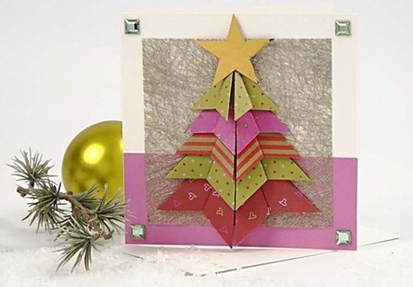 DIY craft ideas christmas greeting cards