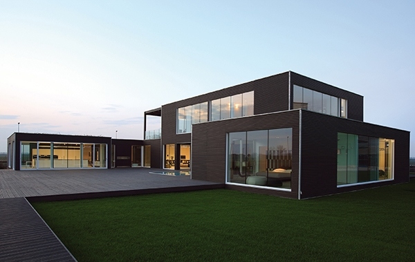 Modern prefab homes design contemporary family house 