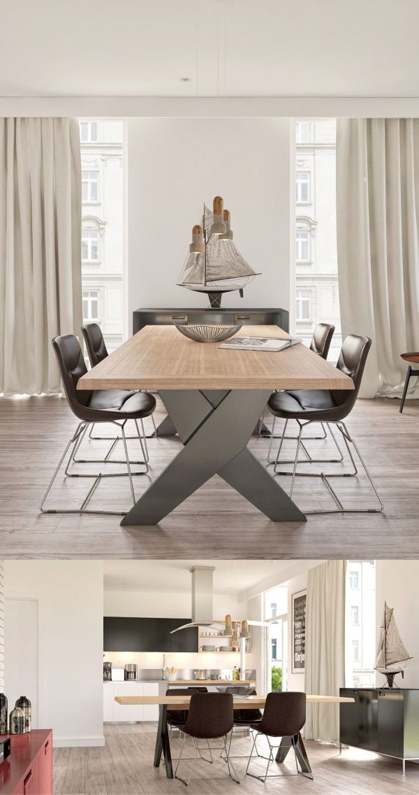 Scandinavian style dining room design ideas modern dining table