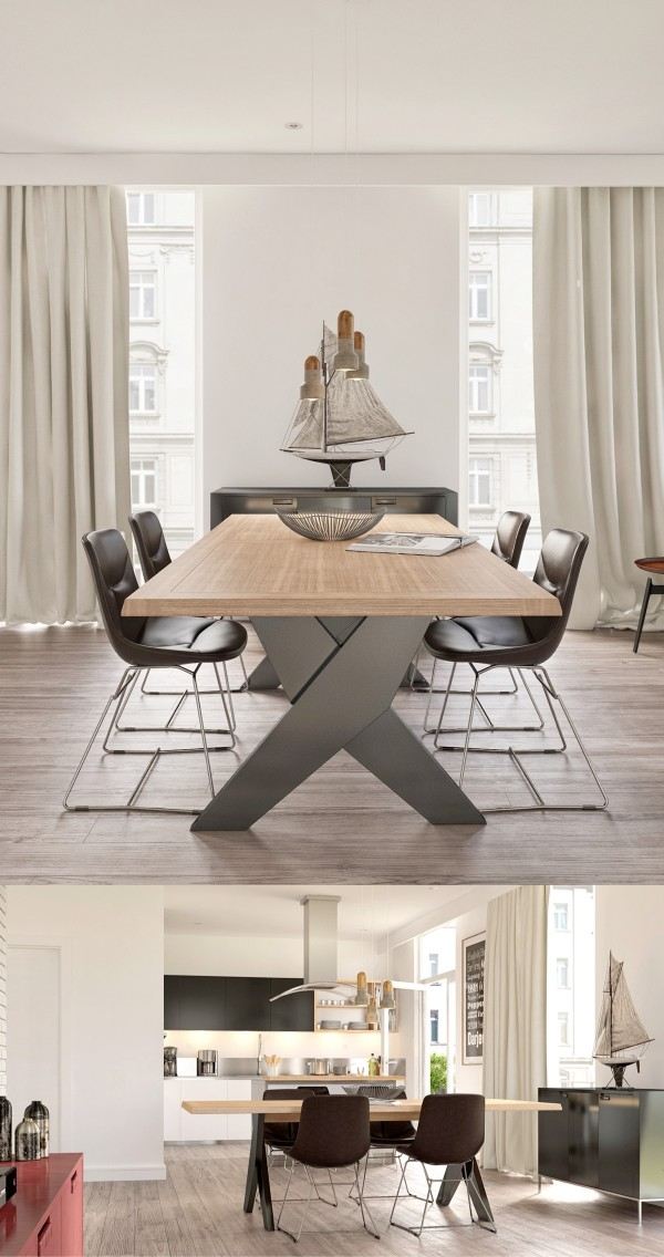 Scandinavian-style-dining-room-design-ideas-modern-dining-table