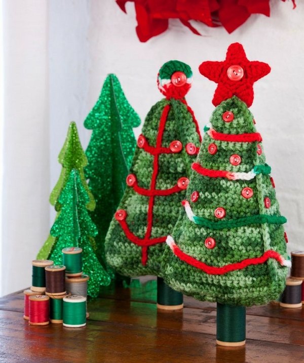 Christmas decoration ideas DIY mini trees