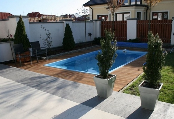  backyard design ideas rectangular pool