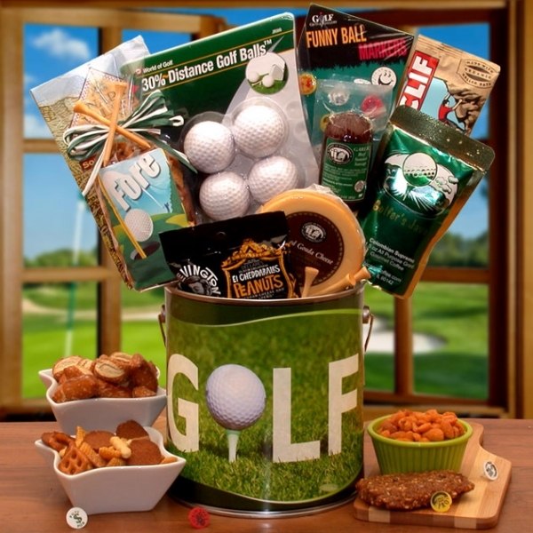 christmas basket golf gift ideas
