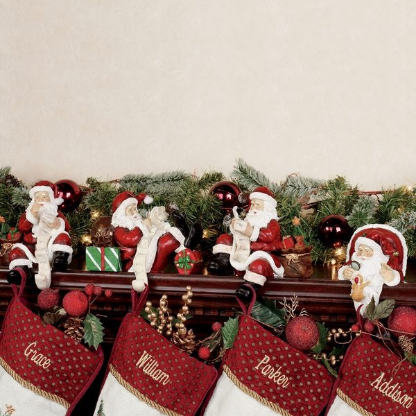Christmas-stocking-holders-ideas-santa-claus-holders 