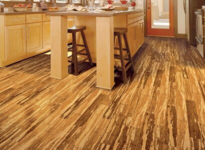 kitchen-design-ideas-wooden-island-beautiful-bamboo-flooring