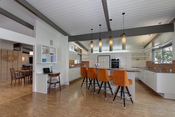 kitchen midcentury modern style interior design