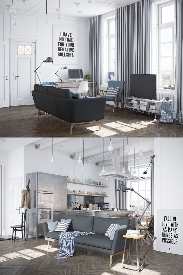 style decor gray sofa