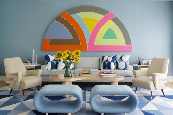 furniture design living room decor geometric lines