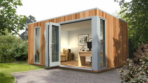 modern shed contemporary home office design modern furniture