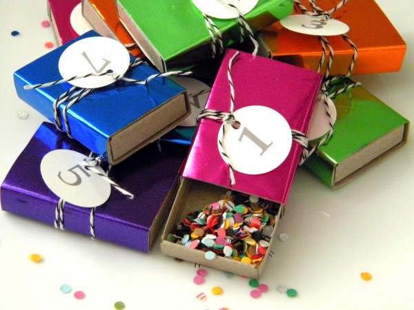 confetti party box creative party favor ideas
