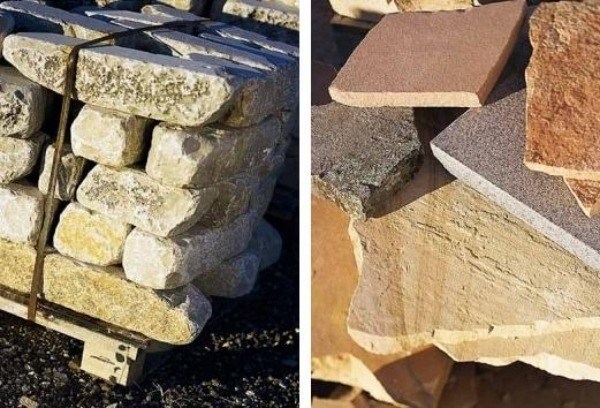 retaining wall blocks natural stone blocks