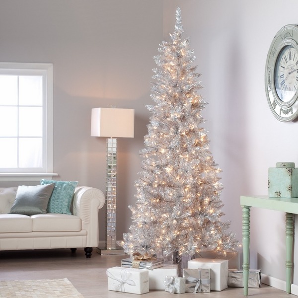 Pencil Christmas tree ideas a festive space saving solution