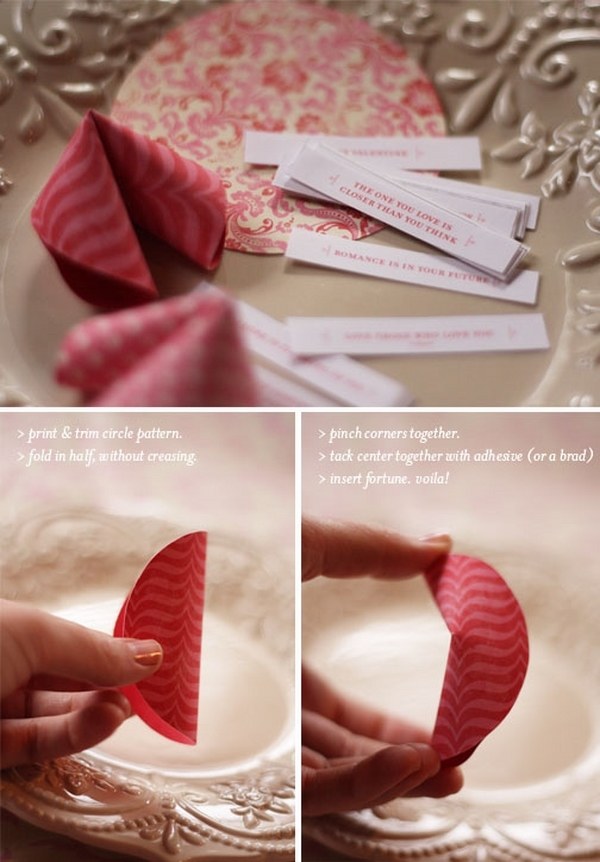Chinese New Year crafts ideas fortune cookies paper craft