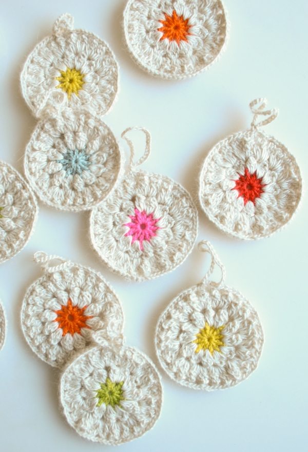 Crochet decorations crafts DIY tree ornaments
