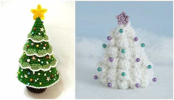 Crochet decorations mini tree 