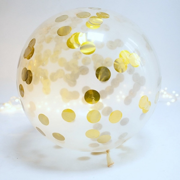 DIY big confetti balloon party ideas