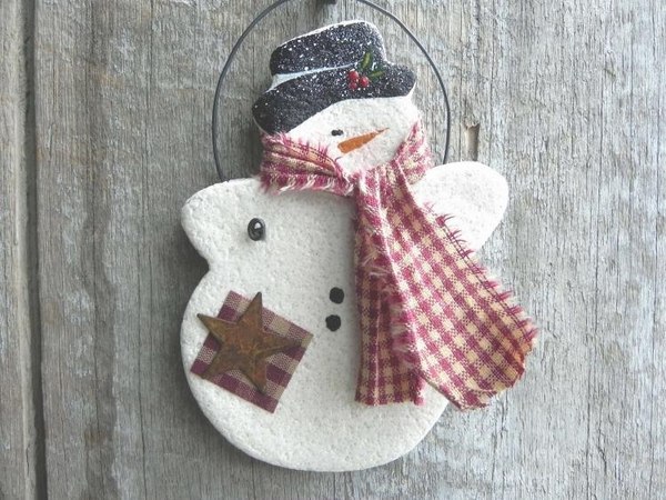 DIY decoration ornaments snowman