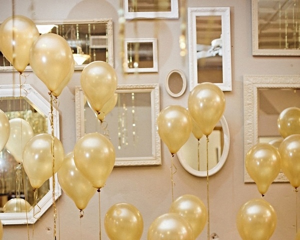 New Years Eve ideas balloon decorations 