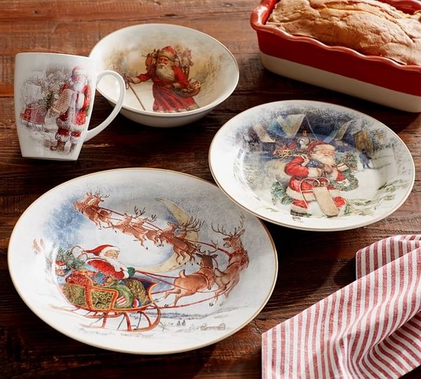 Pottery-barn-Christmas-ideas-santa-dinnerware