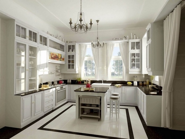 designs sylish kitchen ideas glass cabinet fronts