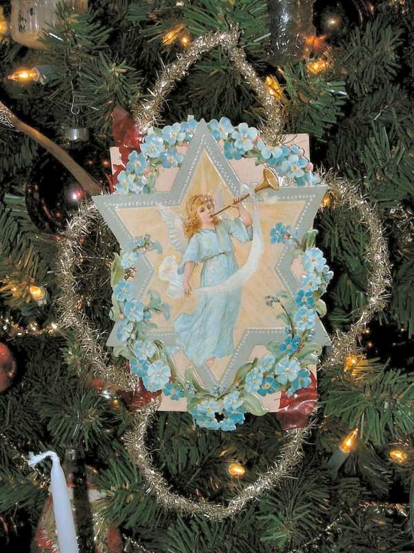 Victorian-paper-ornament-Victorian-Christmas-decoration