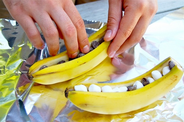   banana boats food ideas