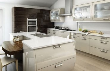 contemporary-kitchen-cabinet-colors-cream-kitchen-cabinets-gloss-finish