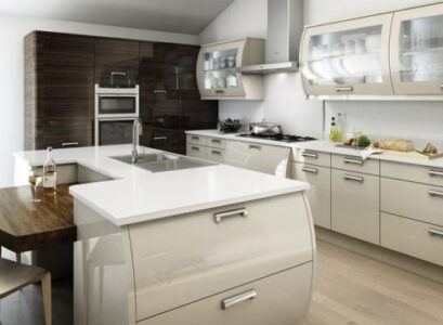 contemporary-kitchen-cabinet-colors-cream-kitchen-cabinets-gloss-finish