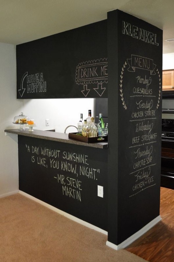 creative chalkboard paint ideas kitchen decor ideas small kitchen