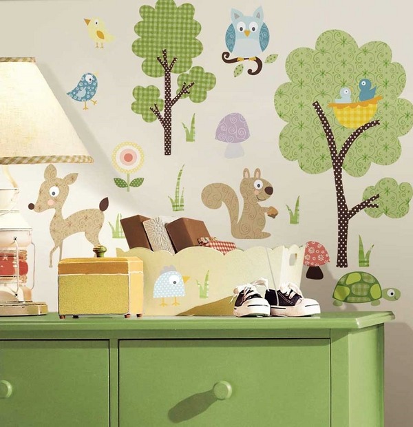 cute bedrooms nursery room decor ideas forest animals