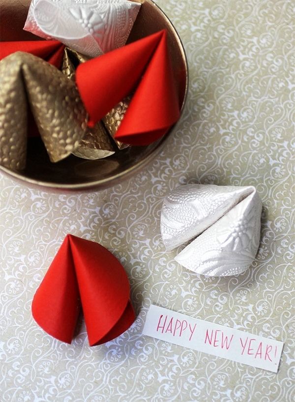 diy paper fortune cookies happy spring crafts ideas 