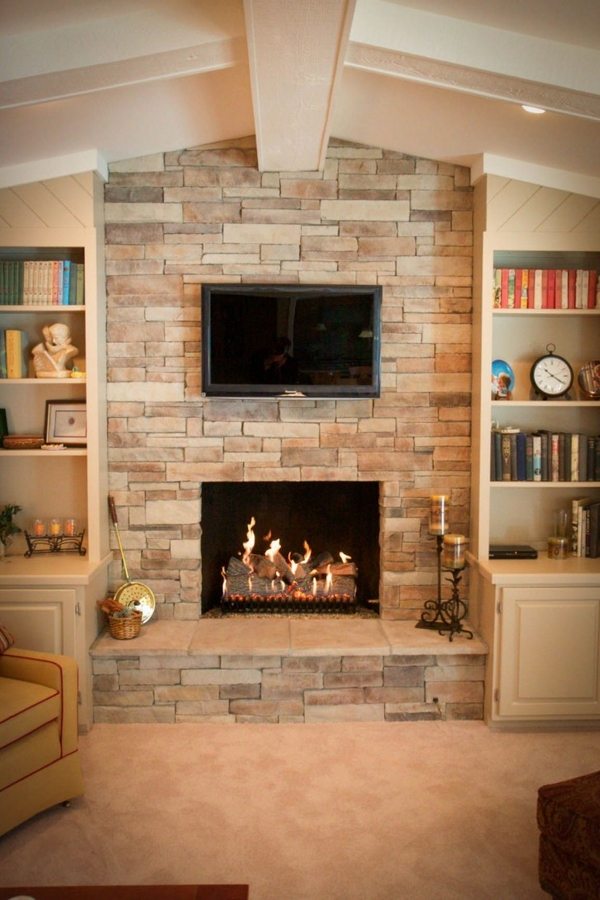 fireplace design stone remodeling airstone 