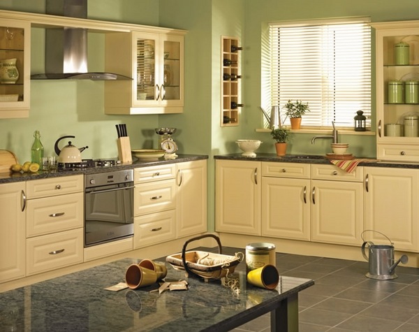 Cream Kitchen Cabinets Warm Colors, Kitchen Cabinet Colors With Cream Walls