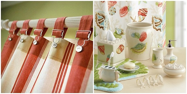hookless shower curtain design ideas bathroom accessories decor