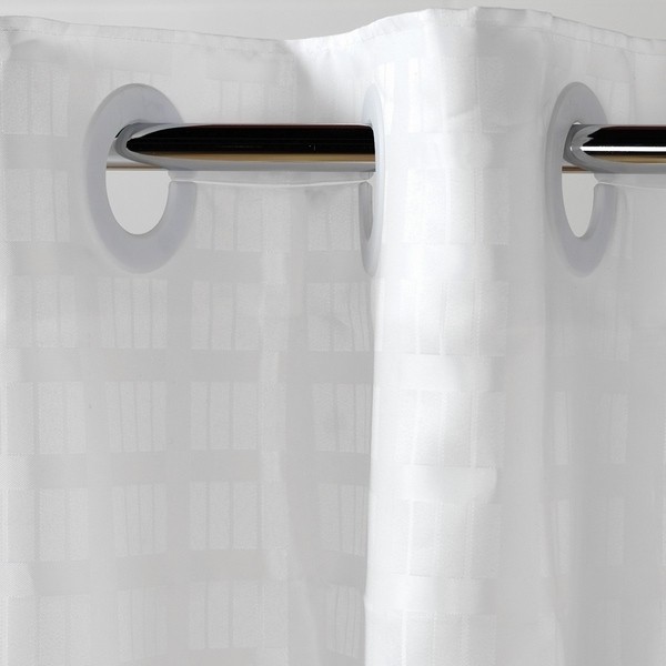 hookless bathroom curtain design ideas